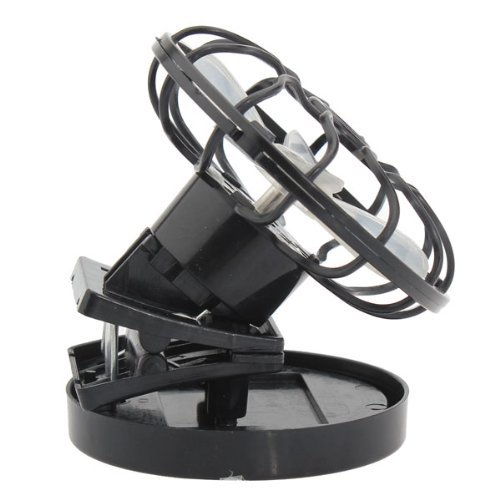DCDEAL Portable Mini Solar Powered Clip Fan Cooling Fan Hat Cap Fan Energy Saving Travel Summer Camping N4