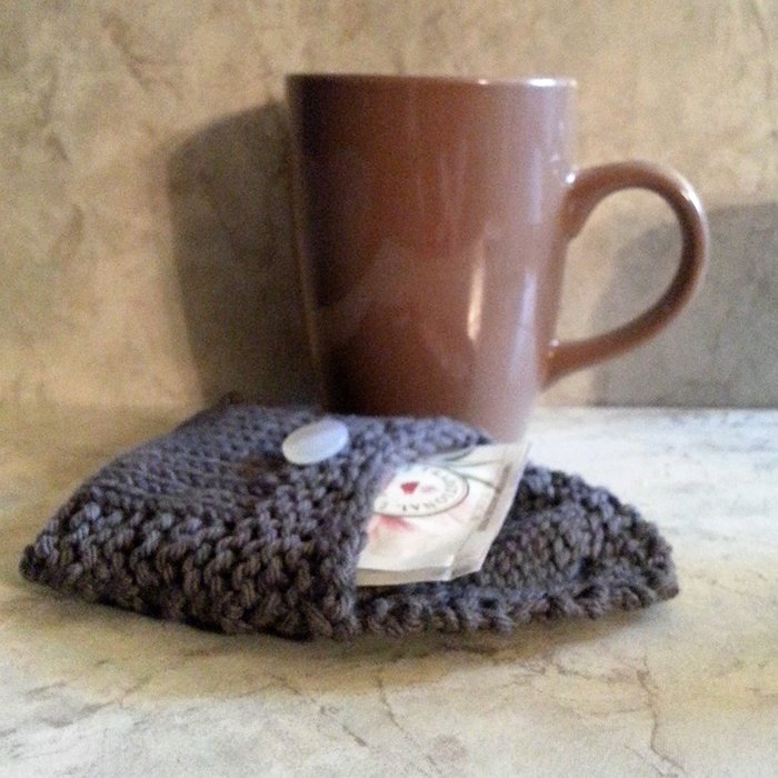 Grey Tea Bag Holder