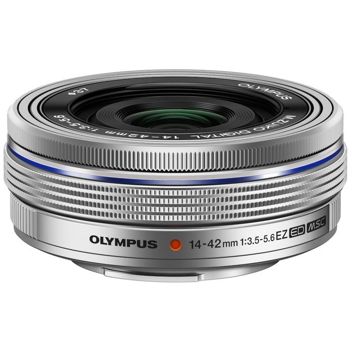 Olympus PEN-F 20MP Mirrorless Micro Four Thirds Digital Camera w/ M. Zuiko 14-42mm f3.5-5.6 EZ Lens Silver Bundle N9