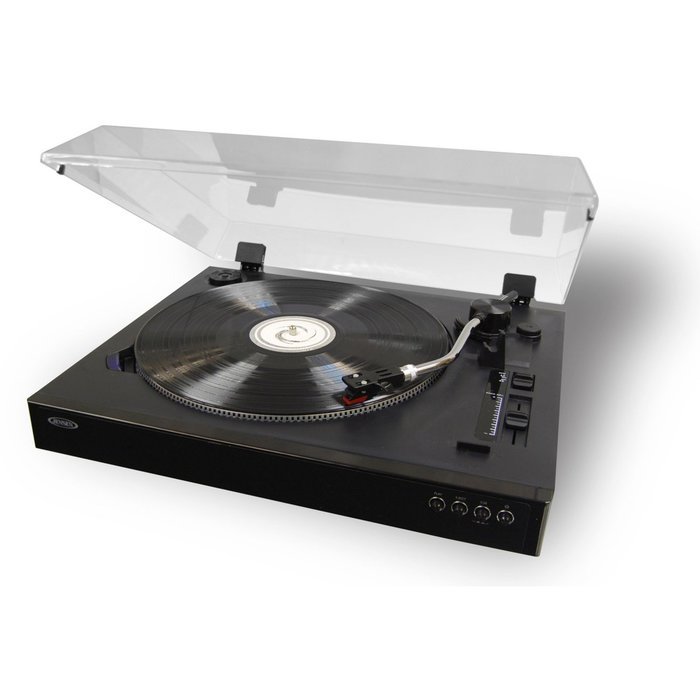 Jensen Professional 3-Speed Stereo Turntable with Speed Adjustment