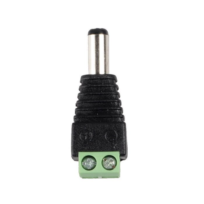 FolioGadgets 5.5mm x 2.1mm DC Power Connector, 2.1mm x 5.5mm Female & Male DC Plug for Led Strip CCTV Camera 1...