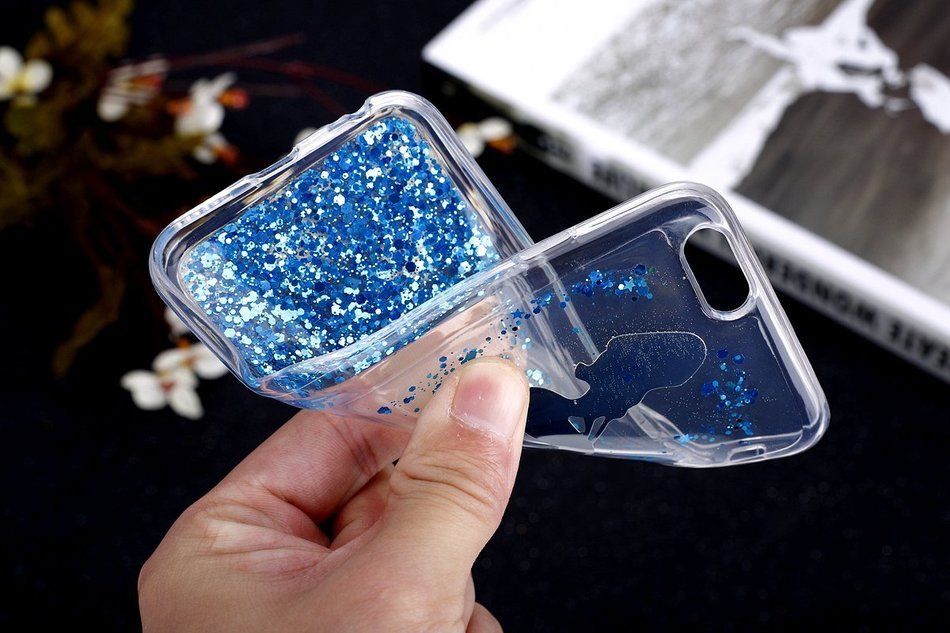 iPhone 6S Plus Case,iPhone 6/6S Plus Bling Glitter TPU Case,PHEZEN Mermaid Pattern Shiny Sparkling Glitter Flexible... N22