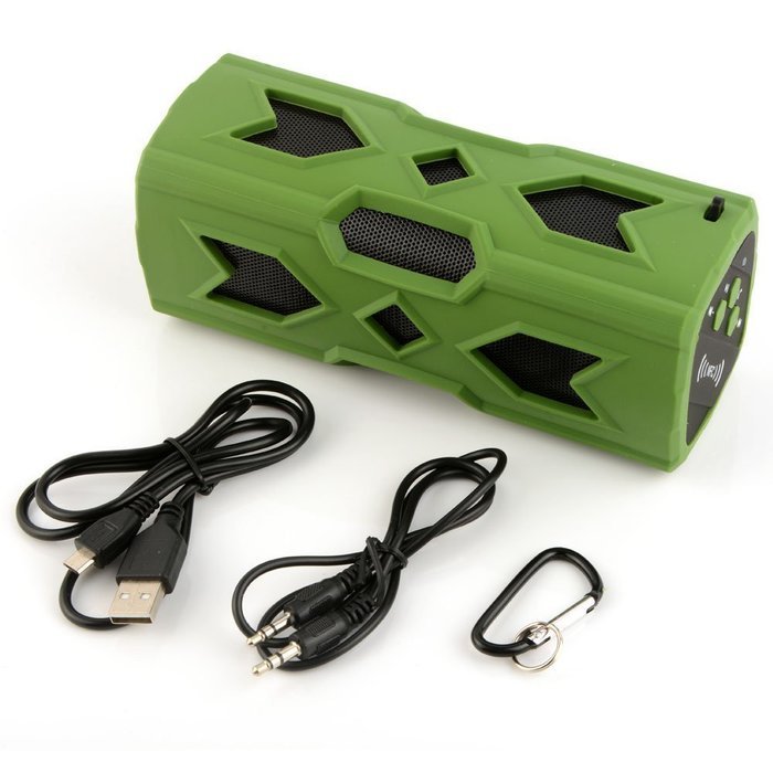 SinoPro Waterproof Dustproof and Shockproof Bluetooth 4.0 NFC Speaker with 3600mAh Battery Power Bank for Shower... N4