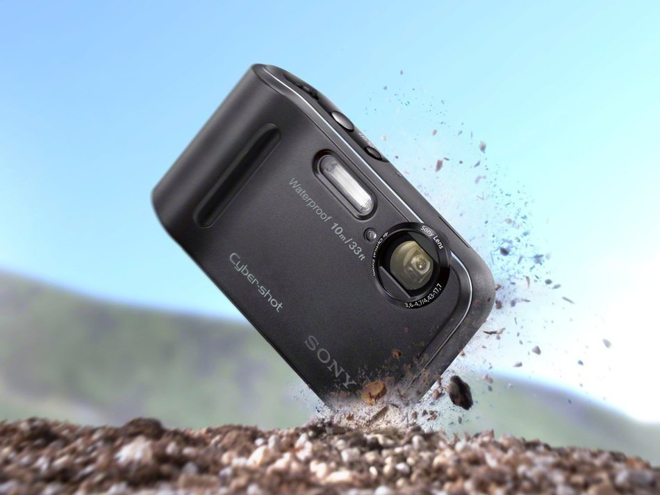 Sony DSC-TF1/B 16 MP Waterproof Digital Camera with 2.7-Inch LCD (Black) (OLD MODEL) N5