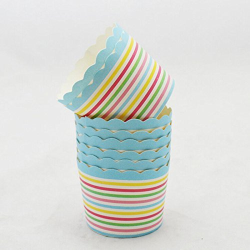 50psc Paper Cake Cup Cupcake Dessert Muffin Cases,pink dot