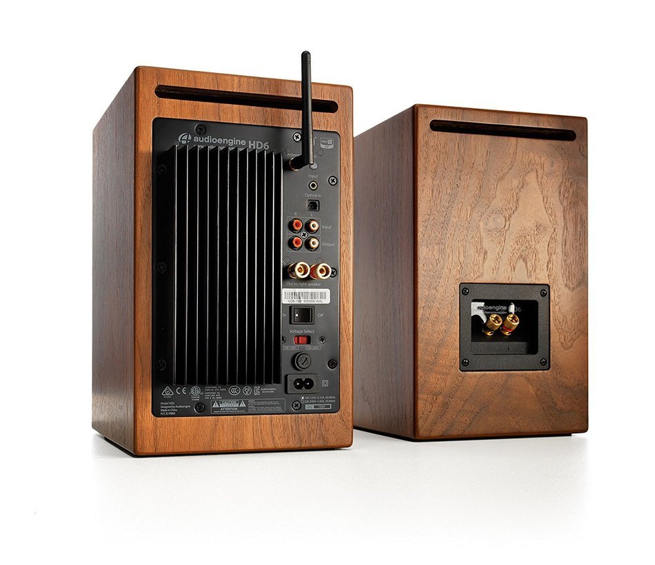 Audioengine HD6 Powered Speakers (Pair) Walnut