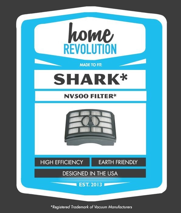 Shark XHF500 NV500 Rotator Pro Lift-Away HEPA Filter Vacuum Comparable Home Revolution Brand Aftermarket Replacement N4