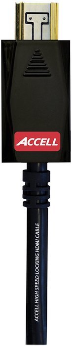 Accell B104C-007B-40 AVGrip Pro High Speed HDMI Cable with Locking Connectors - 6.6 Feet (2 Meters), HDMI 2.0...