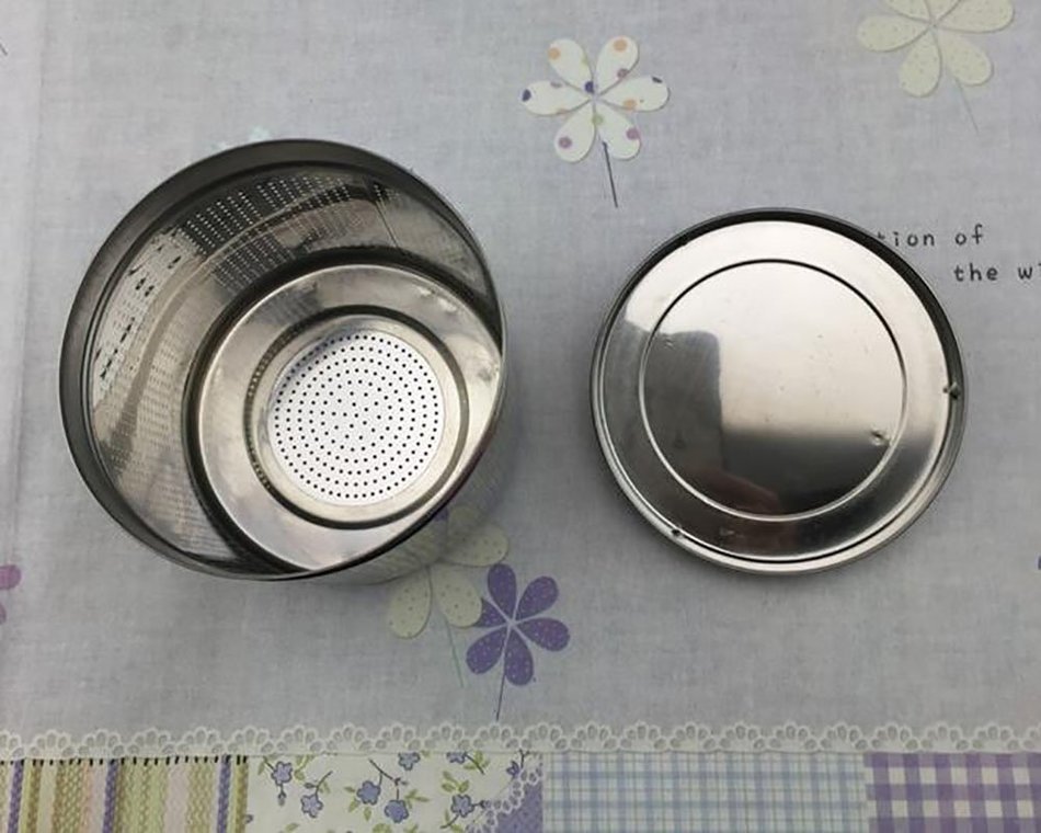 Autohome Tea Infuser Stainless Steel Strainer & Steeper 2 Pack - Heart-shaped Chain N8