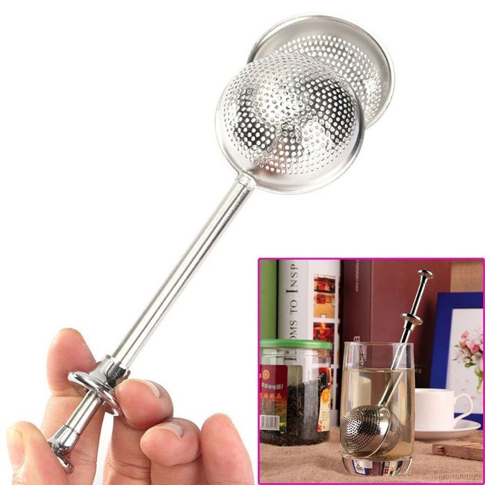 Autohome Tea Infuser Stainless Steel Strainer & Steeper 2 Pack - Heart-shaped Chain N9
