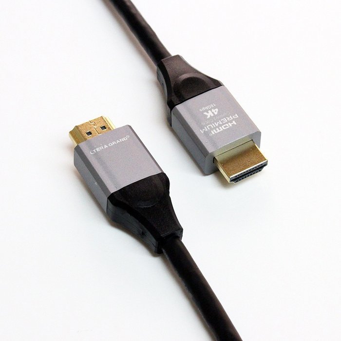 Tera Grand - Premium HDMI Certified 2.0 Cable with Aluminum housing, Supports 4K HDR UltraHD, 18 Gbps, 4K/60Hz... N6
