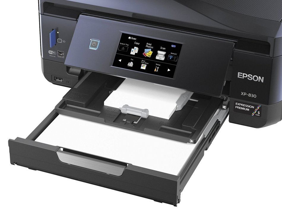 Epson XP-830 Wireless Color Photo Printer with Scanner, Copier & Fax (C11CE78201) N7