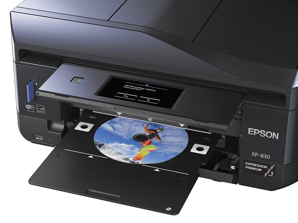 Epson XP-830 Wireless Color Photo Printer with Scanner, Copier & Fax (C11CE78201) N9