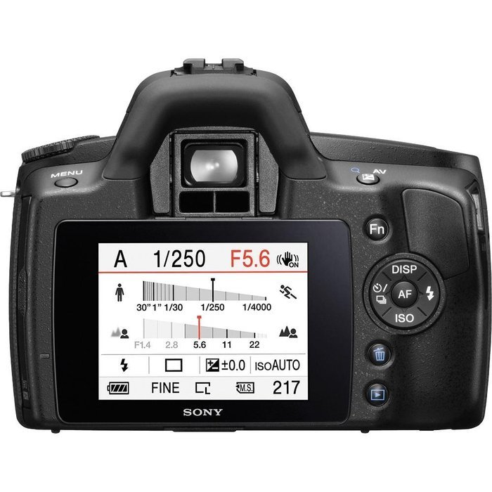 Sony Alpha A290L 14.2 MP Digital SLR Camera with 18-55mm Lens N4