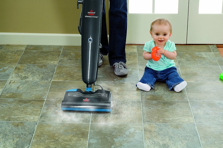 BISSELL Steam & Sweep Hard Floor Cleaner, 46B4 N8