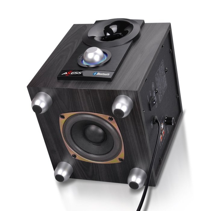 AXESS MSBT3907 2.1 Mini Entertainment System with Bluetooth N4