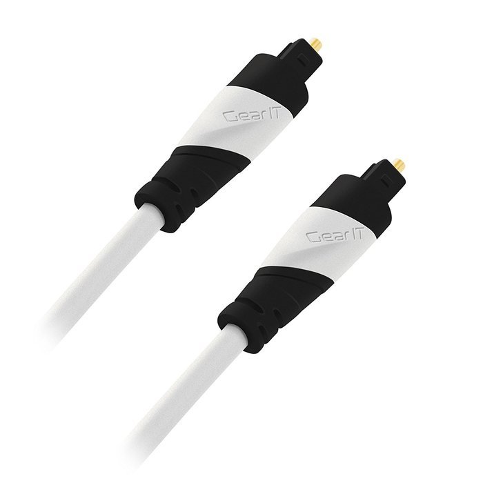 Toslink Digital Optical Audio Cable, GearIT Pro Series TOSLINK Digital Optical Audio Cable 50 Feet for HDTV, PS3... N12