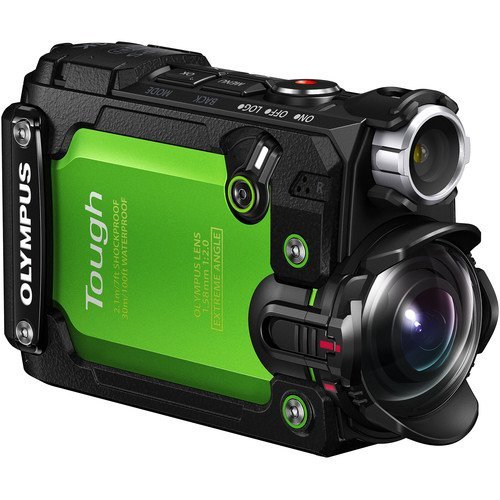 Olympus Stylus Tough TG-Tracker Action Camera (Green) Pro Bundle, Includes: 64GB MicroSDXC Class 10 Memory Card... N3
