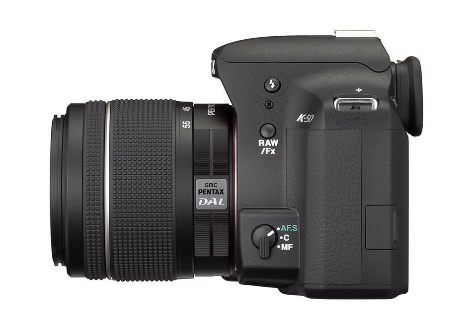 Pentax K-50 16MP Digital SLR Camera Kit with DA L 18-55mm WR f3.5-5.6 Lens (White) N45