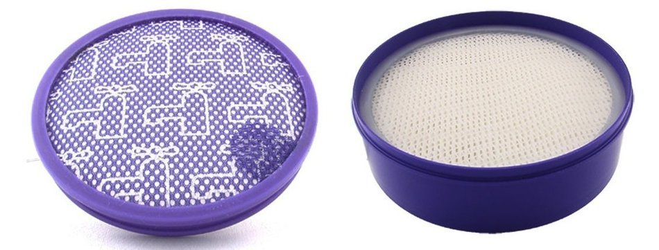 Dyson DC27 & DC28 Bundle Filter Kit, Includes DC27 DC28 Washable Dust Cup Filter, and Post Motor HEPA Exhaust... N2