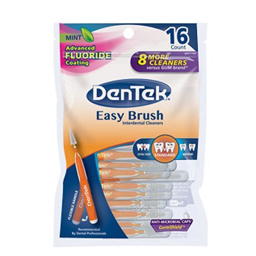DenTek - Easy Brush Cleaners, Standard - 16 ea