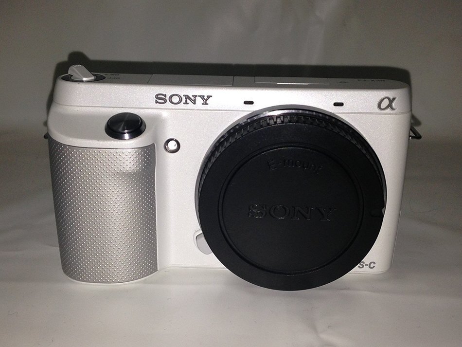 Sony NEX-F3/W 16.1 MP Compact System Camera Body Only (White) N5