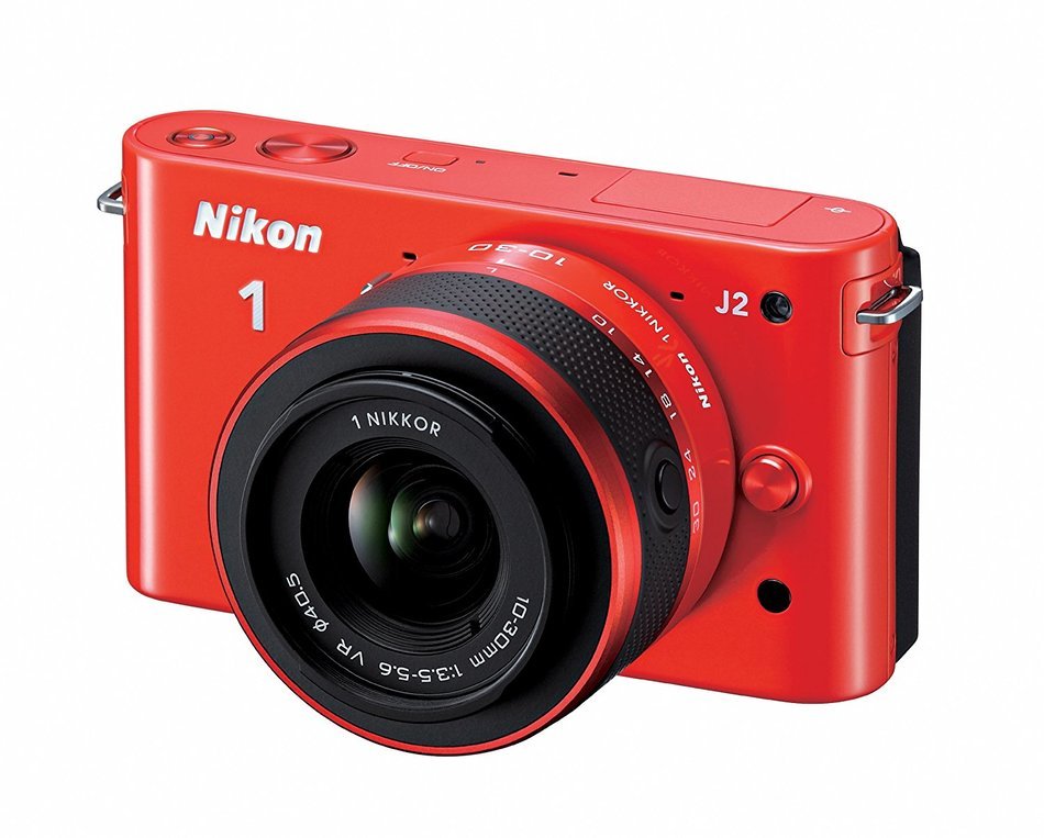 Nikon 1 J2 10.1 MP HD Digital Camera with 10-30mm VR Lens (Silver) N6
