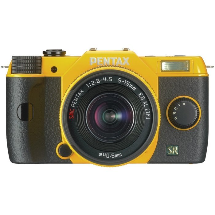 Pentax Q7 12.4MP Mirrorless Digital Camera with 3-Inch LCD - Body Only (Yellow) (OLD MODEL) N24