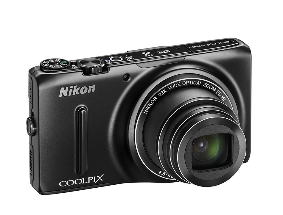 Nikon COOLPIX S9500 Wi-Fi Digital Camera with 22x Zoom and GPS (Silver) N5