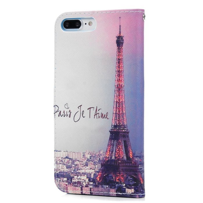 iPhone 7 Plus Case (5.5") - Wallet Slim Fit Folio Style Stand Digital Print PU Leather Flip Case with High Protective... N23