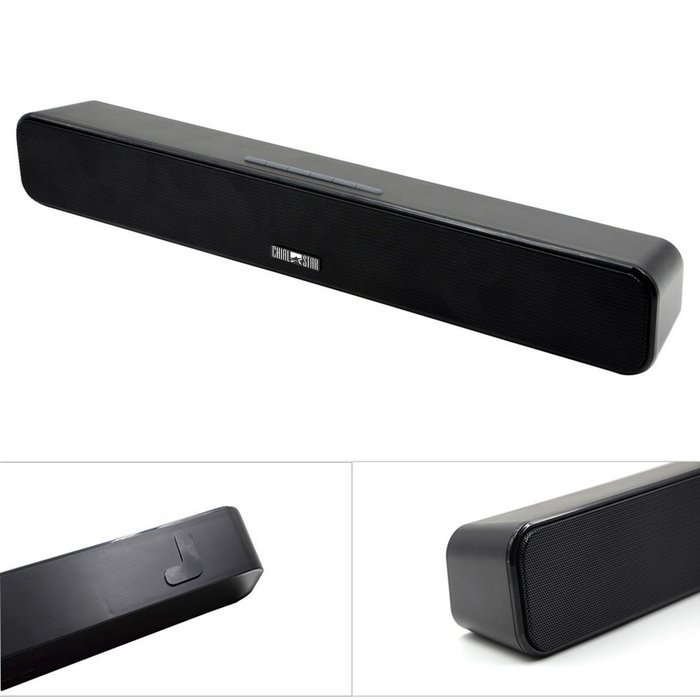 Chialstar Wireless 2.0 Channel Real Sound Bar with 12W Super Bass Surround Sound Bluetooth Speaker Powerful Home... N2