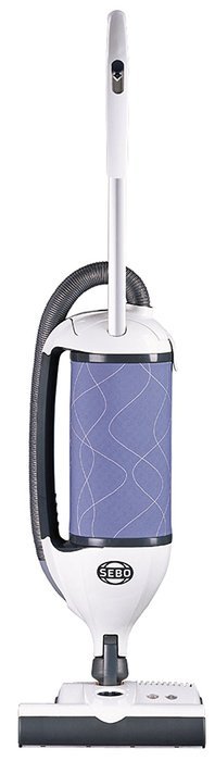 SEBO 9806AM Felix 1 Premium Ice Blue Upright Vacuum with Parquet, Light Blue/White - Corded
