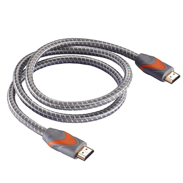 Sinseader two pack 6ft HDMI Cable + Right Angle Adapter- Braided Cord - Gold Plated Connectors - Ethernet & Audio... N5