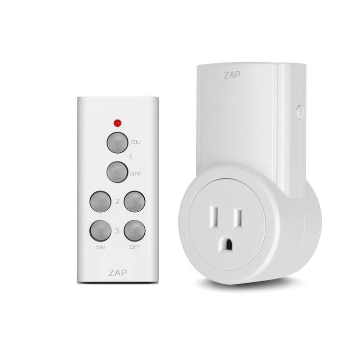 Etekcity Wireless Remote Control Electrical Outlet Switch for Household Appliances, White (Learning Code, 1Rx-... N5