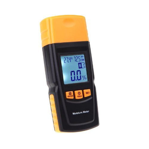 Docooler Woods Moisture Temperature Humidity Meter Tester Digital LCD N2
