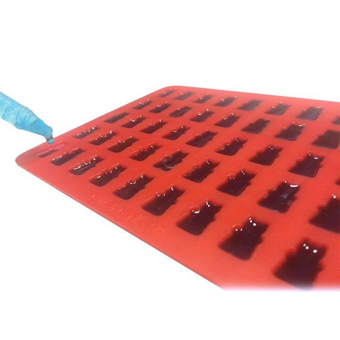 Gummy Bear Mold - Can Make Candy Molds, Chocolate Molds & So Much More - Silicone Tray Can Hold Up To 50 Tasty...