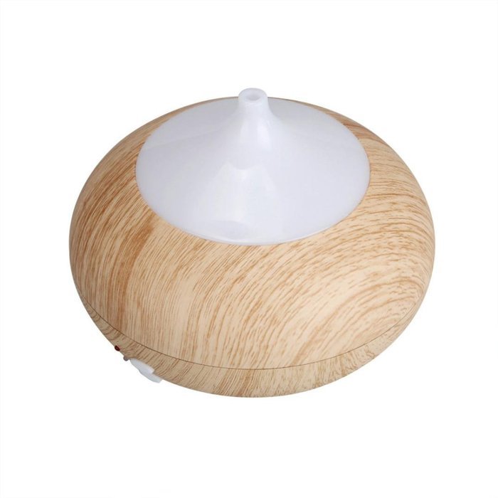 Hatop 300ml Ultrasonic Home Aroma Humidifier Air Diffuser Mist Purifier Lonizer Atomizer (Brown) N21