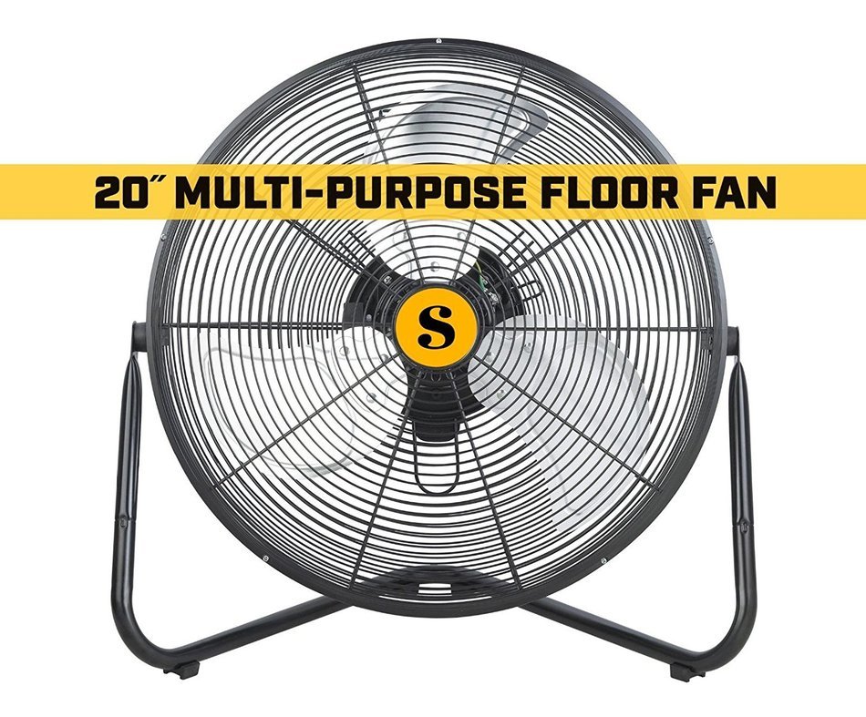 Soleaire FIRTANA-20X Multi Purpose High Velocity Floor Fan, 20" N5