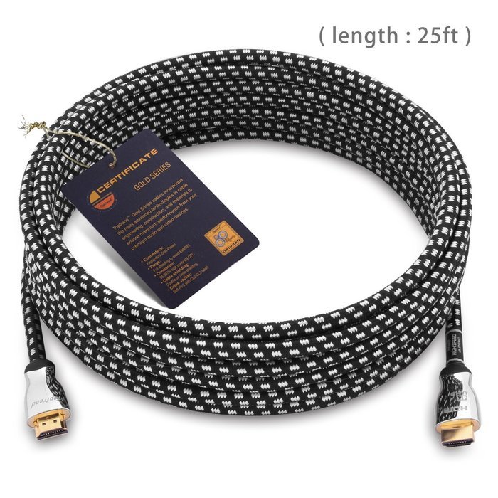 Toptrend High Speed 21Gbps HDMI Cable -Gold Plated Connector Tips- with Ethernet-Supports Ultra HD 4K 60Hz 3D... N9