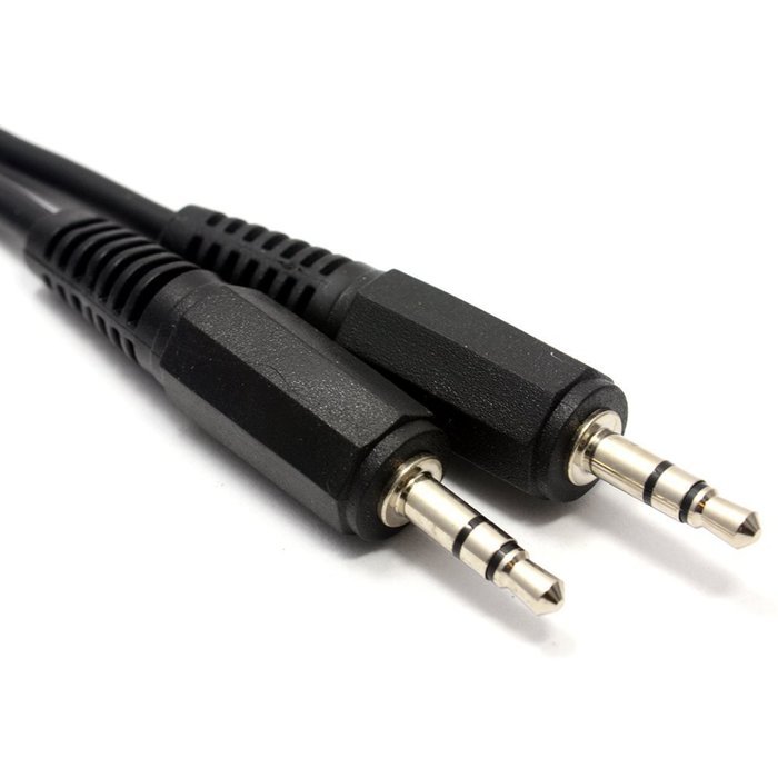 kenable 3.5mm Male Audio Jack Plug to Plug Stereo Mini AUX Cable Short 15cm (~6 inch)