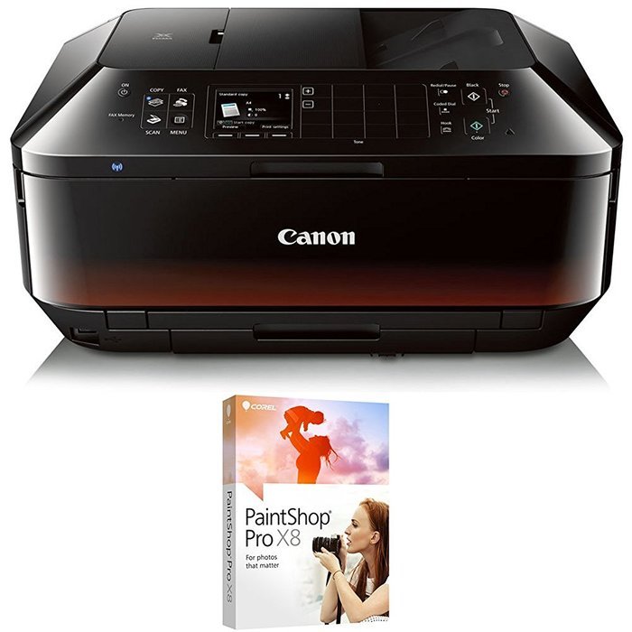 Canon PIXMA MX922 Wireless Inkjet Office All-In-One Printer with Corel PaintShop Pro X8 Bundle N4