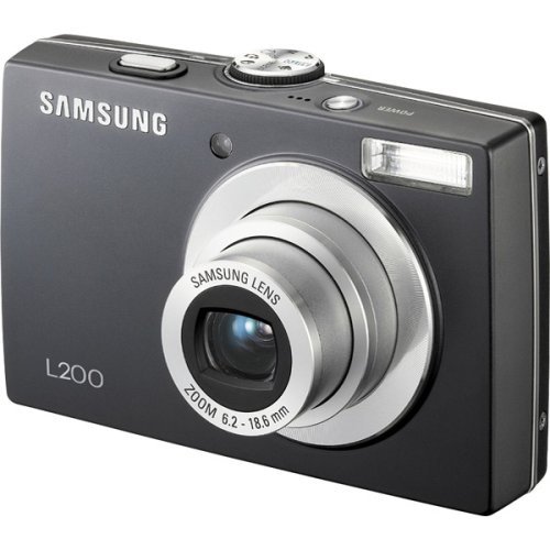 Samsung L200 10MP Digital Camera with 3x Optical Zoom (Black)