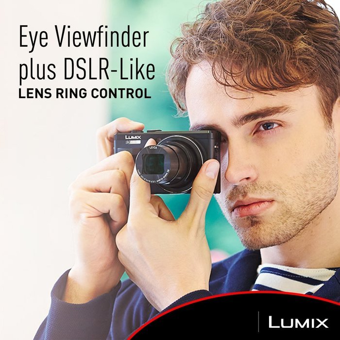 Panasonic LUMIX DMC-ZS60 Camera, 18 Megapixels, 1/2.3-inch Sensor, 4K Video, WiFi, Leica DC Lens 30X F3.3-6.4... N24