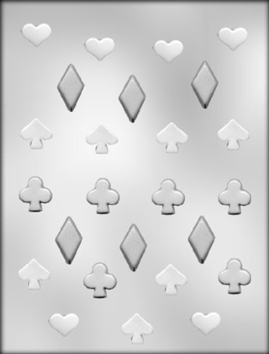 CK Products Hearts, Spades, Diamonds, and Clubs Chocolate Mold