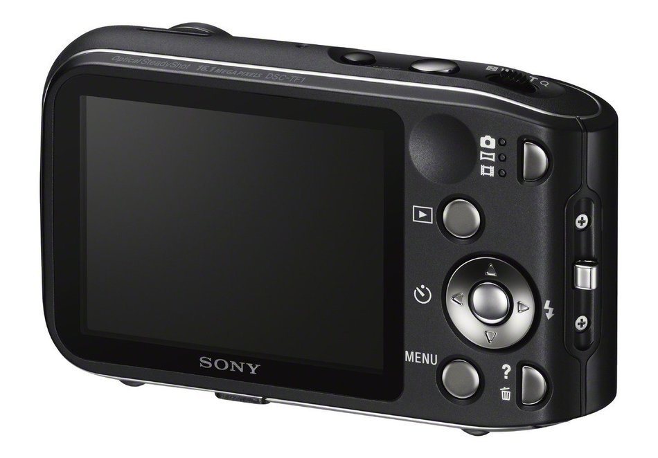 Sony DSC-TF1/B 16 MP Waterproof Digital Camera with 2.7-Inch LCD (Black) (OLD MODEL) N8
