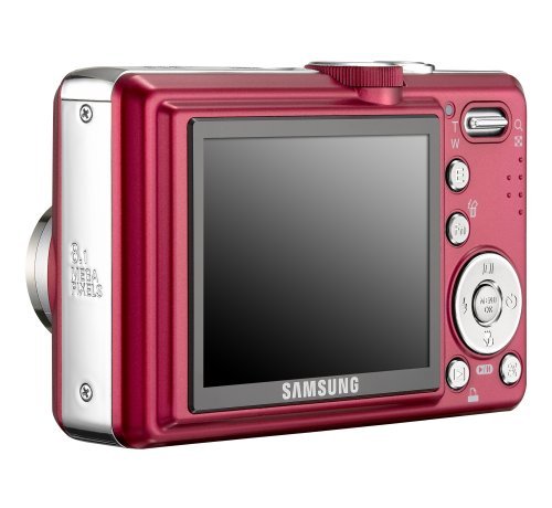 Samsung Digimax L830 8.1MP Digital Camera with 3x Optical Zoom (Red) N3