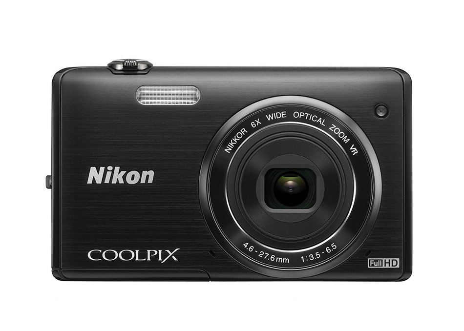 Nikon COOLPIX S5200 Wi-Fi CMOS Digital Camera with 6x Zoom Lens (Black) (OLD MODEL) N5