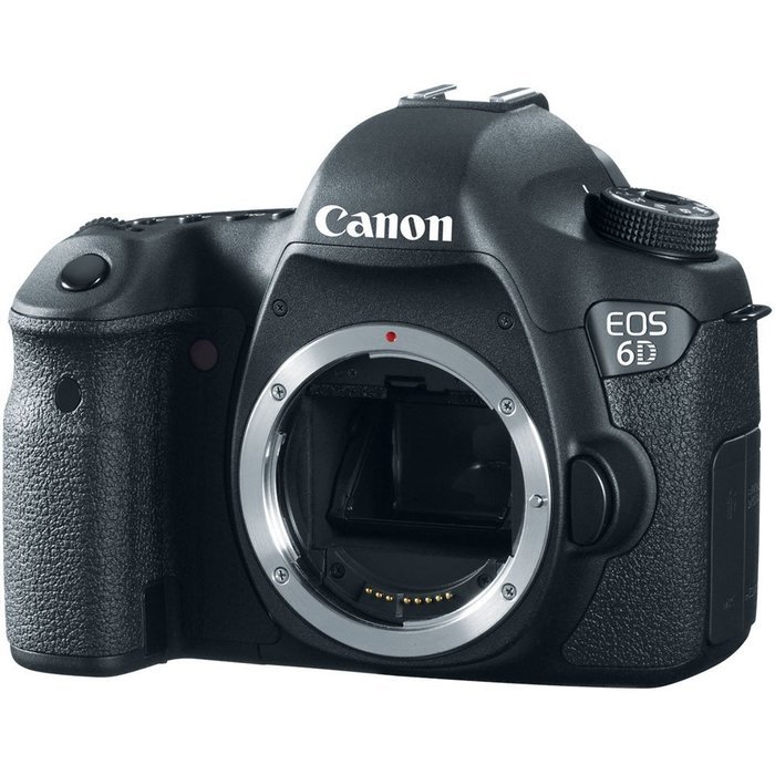 Canon EOS 6D 20.2 MP CMOS Digital SLR Camera (Body Only) with 32GB Memory Card, Extra Battery and Bag N15