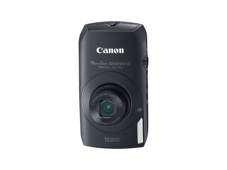 Canon PowerShot SD4000IS 10 MP CMOS Digital Camera with 3.8x Optical Zoom and f/2.0 Lens (Silver) N11