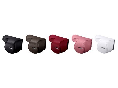 Sony Lens Case Jacket for NEX-5 NEX-3 with E16mm F2.8 Lens (SEL16F28) | LCS-EML1A R RED N2